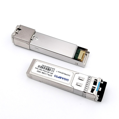 أجهزة الاستقبال الضوئي LC Duplex SFP + مع جهاز إرسال VCSEL / FP / DFB / EML