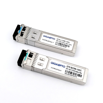 HP 10G SFP + Transceiver Module 1G / 10G / 25G / 40G / 100G معدل بيانات 14.5mm * 25.4mm * 56.5mm