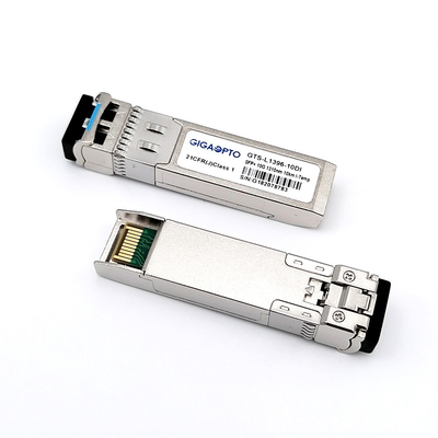 وحدة HP SFP - 300m / 2km / 10km / 40km / 80km المسافة القصوى 14.5mm * 25.4mm * 56.5mm لمركز البيانات / الاتصالات / شبكة المؤسسات